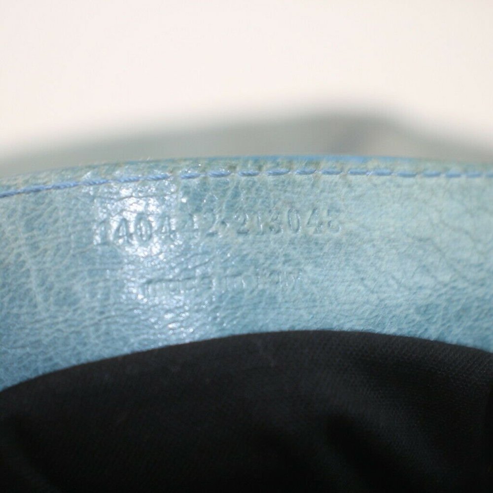 Auth Balenciaga The Day Hand Bag Green #20220B10 - Picture 9 of 9